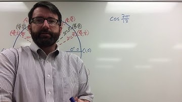 Find the exact value of cos 7pi/12