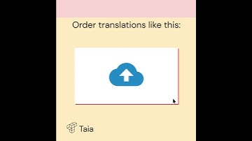 The easiest way to order your translation projects!