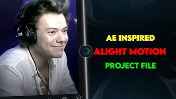 Harry Styles edit 💜 Ae Inspired 🍃 Alight Motion Preset [4.0.4]