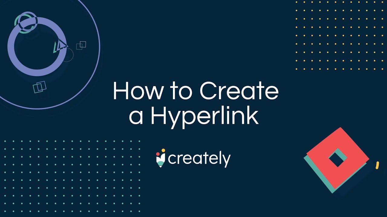 How to create a Hyperlink in a document - YouTube