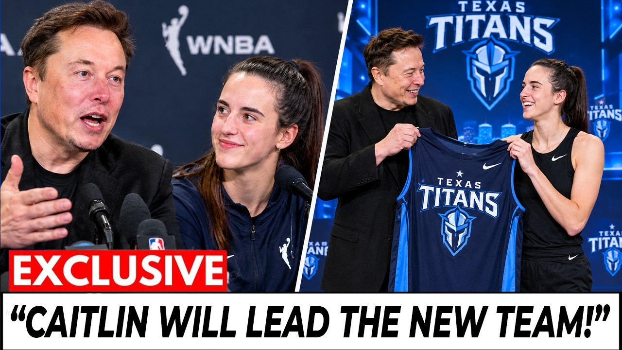 ⁣Elon Musk STUNS the WNBA With NEW Texas Titans Team Led by Caitlin Clark!
