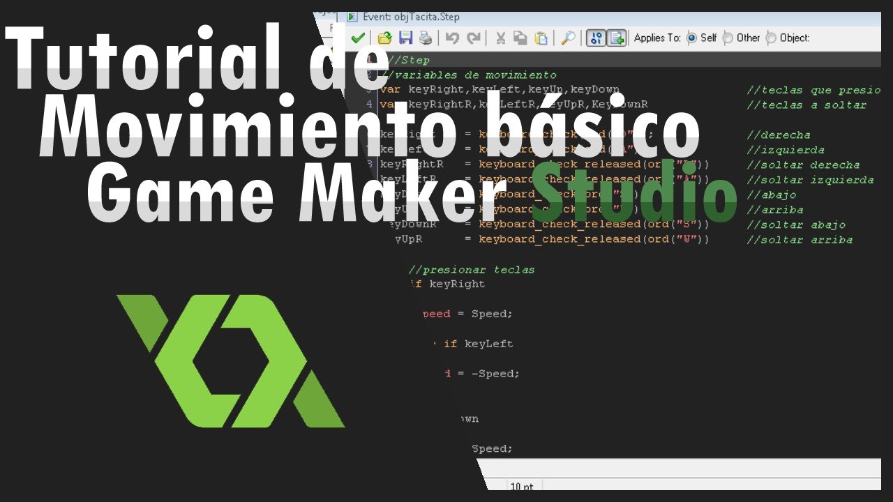 Tutorial de movimiento básico | Game Maker Studio | By WolfoScript ...