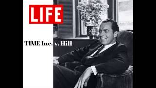 Richard Nixon argues before the Supreme Court in TIME, Inc. v. Hill
