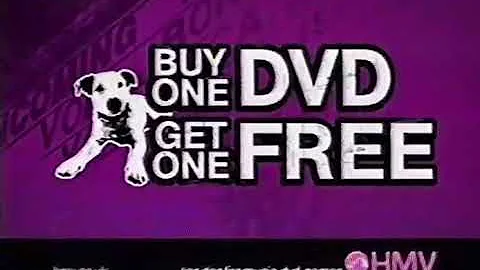 HMV DVDs Buy One Get One Free TV Advert