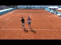 LIVE PRACTICE: Learner Tien and Alexander Bublik Practice In Madrid!