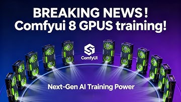 8 GPUS training in Comfyui? Comfyui integration for Diffiison pipe! Includes monitoring interface!