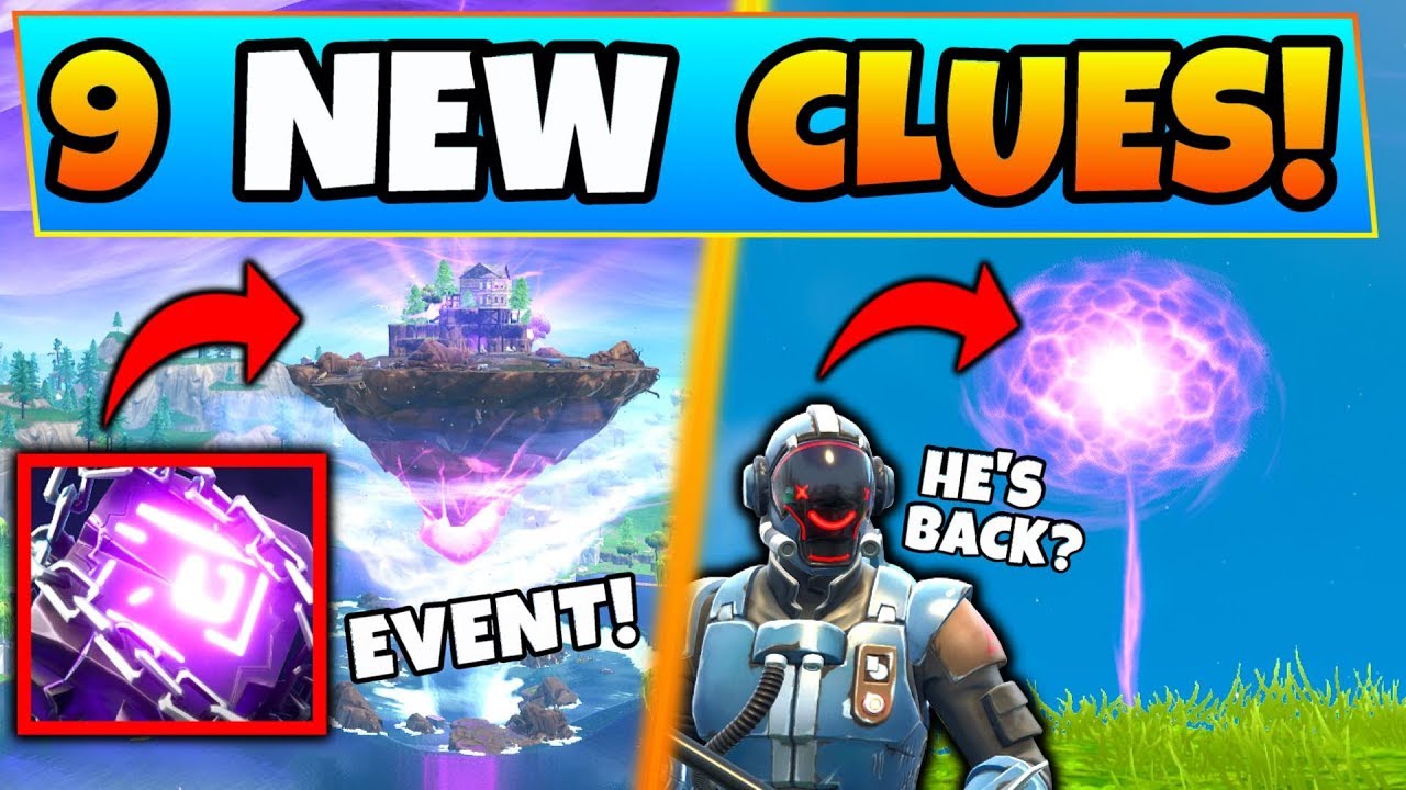 Fortnite CUBE ISLAND EVENT EXPLAINED + VISITOR RETURNING?! - 9 Clues & Theories in Battle Royale!