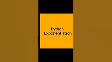 How to perform exponentiation operation in Python #pythonforbeginners #python3 #pythontutorial