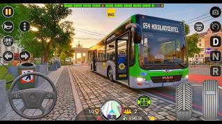 Realistic 3D Bus Driving - Bus Passenger Delivery Gameplay for iOS - Route 2 Berlin screenshot 5