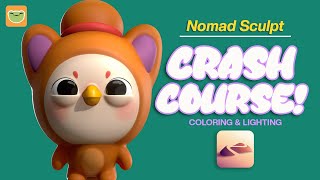 Nomad Sculpt Crash Course for Complete Beginners | Step by Step Tutorial 🐤