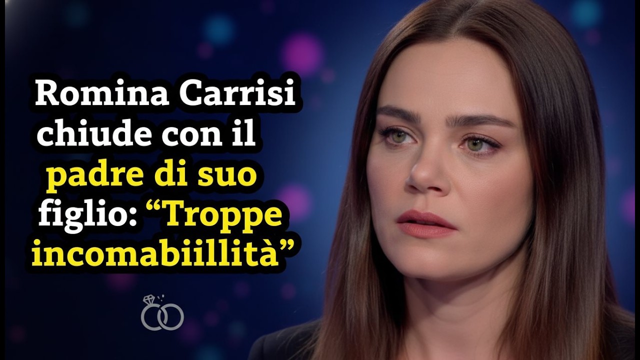Romina Carrisi annuncia la rottura con il compagno a Verissimo