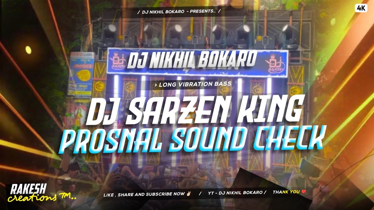 Dj Sarzen Speaker Check Song 2025 | Dj Sarzen Personal song  | Sarzen dj speaker testing