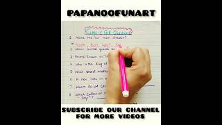 Class-1 G.K questions worksheet.G.K worksheet for class-1.G.K questions for kids.#GKforkids.