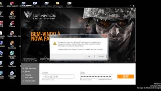 como consertar o erro do warface