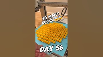 3D Printing a Duck for Every New Subscriber! | Day 56