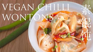 Tofu Recipe | How to make vegetarian wontons in 4 ways  [one amazing trick!]