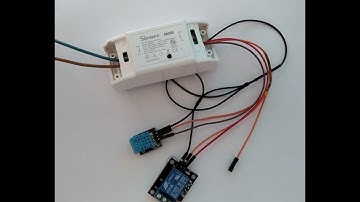 HomeAssistant Sonoff Basic R2 2. Relais und DHT11 Temperatur und Feuchtigkeitssensor