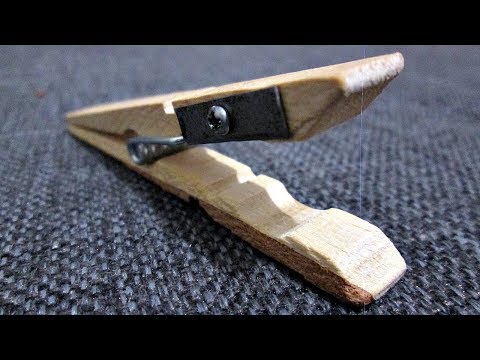 Крутая идея для самоделки/Этой самоделки вы еще не видели из ОБЫЧНОЙ БЕЛЬЕВОЙ ПРИЩЕПКИ