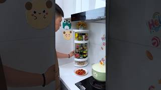 Install A Rotating Storage Cabinet In The Corner Of The Kitchen