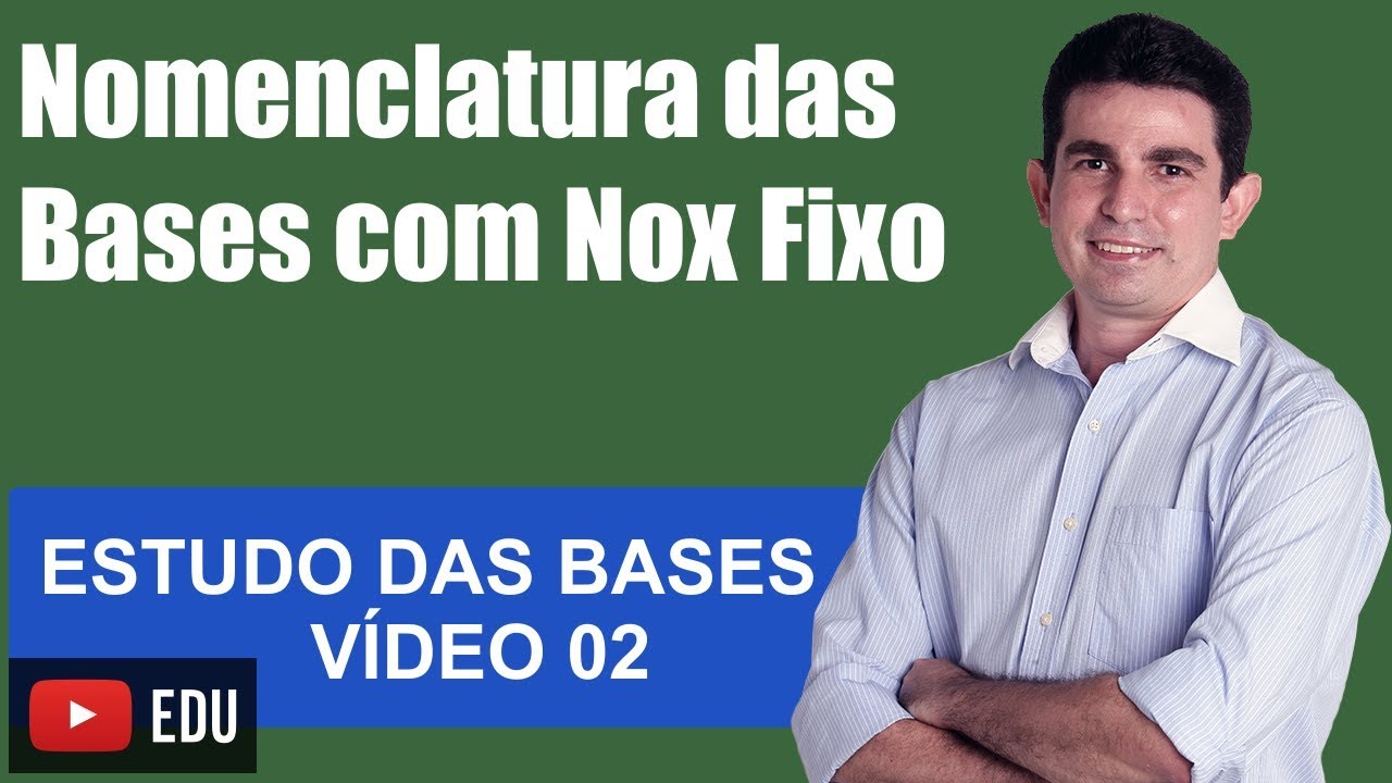 Estudo das Bases Parte 02 Nomenclatura das Bases com Cátions de Nox Fixo Prof  Alexandre Oliveira