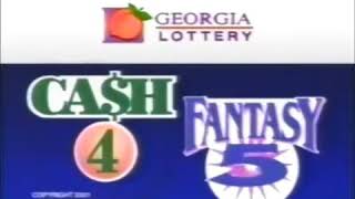 Georgia Lottery Cash 4 And Fantasy 5 Drawings October 4, 2001