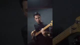 Tompi..Menghujam Jantungku..Bass cover#shorts #basscover