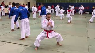 Viviana Bottaro Warming Up At Paris Premier League Wkf Karate 1