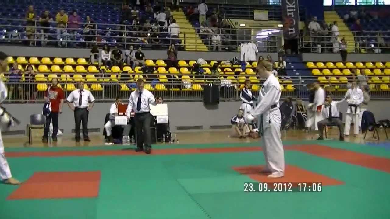 JKS EUROPEAN CHAMP. TORINO 2012 - GAL ZIV VERY GOOD KUMITE ISRAEL