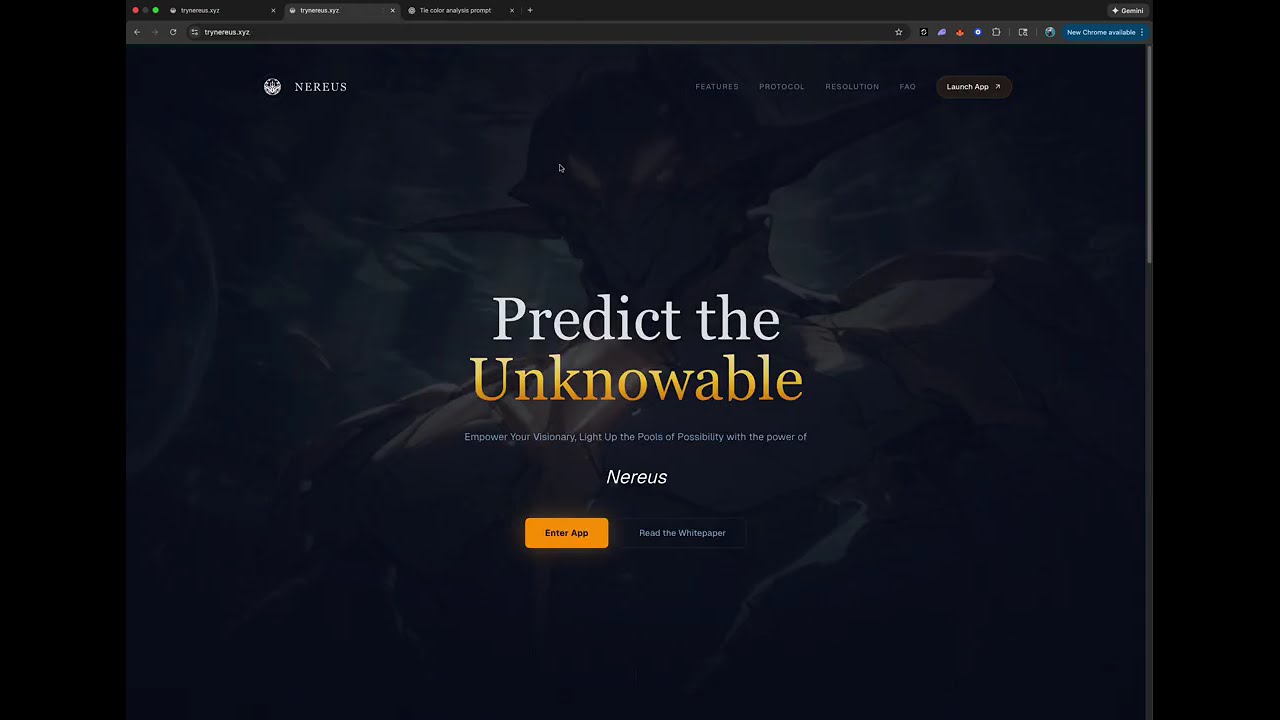 Nereus, prediction market on Sui, AI oracle with provable computation