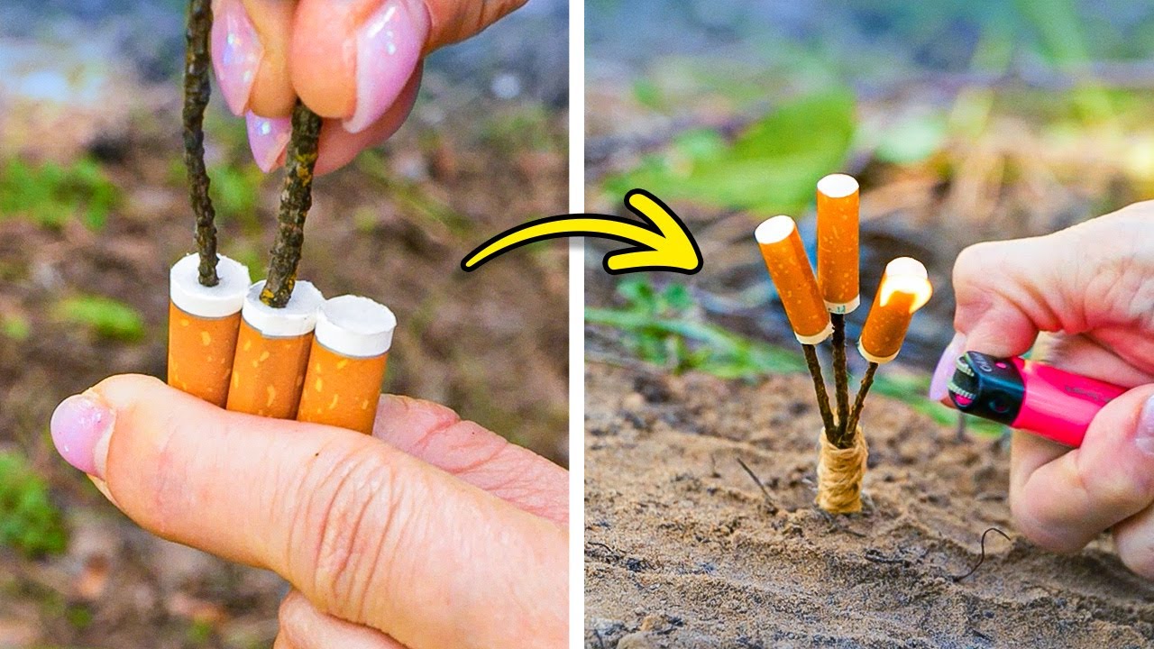 Emergency Hacks 🏕️ Emergency Hacks You Need to Survive in the Wild! - YouTube