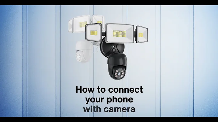 How to connect your phone with Onforu SX06 Floodlight Camera
