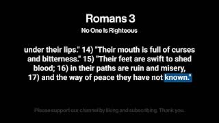 Romans 3 | ESV Audio Reading