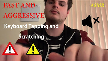 ASMR Extremely Fast and Aggressive Keyboard Tapping and Scratching (lofi) [No Talking]
