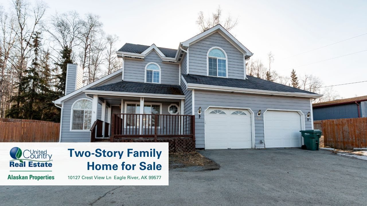 Two-Story Home for Sale in Eagle River, Alaska