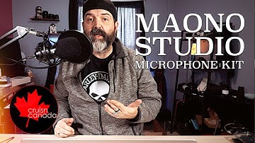 MAONO AU-A04 Podcast Studio MIcrophone Kit | Unboxing and Review