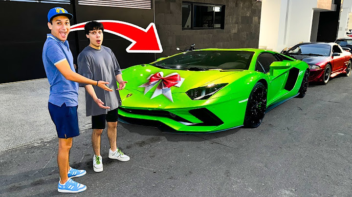 LE REGALÉ A YAIR17 EL CARRO DE SUS SUEÑOS... ¿UN LAMBORGHINI?