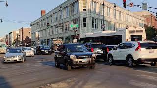 ⁴ᴷ⁶⁰ CTA: Bus Action at North/Damen/Milwaukee [Routes 50, 56, 72]