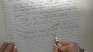Full 5 4 Adding Subtracting Evaluating Polynomials with Two Variables Guide