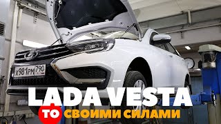 Lada Vesta - первое TO-0 своими силами