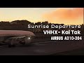 Stunning Sunrise Departure from Kai Tak! Airbus A310-304 MSFS 2020