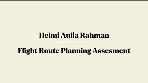 Flight Route Planning Assesment - DJI Academy (Bahasa Indonesia)