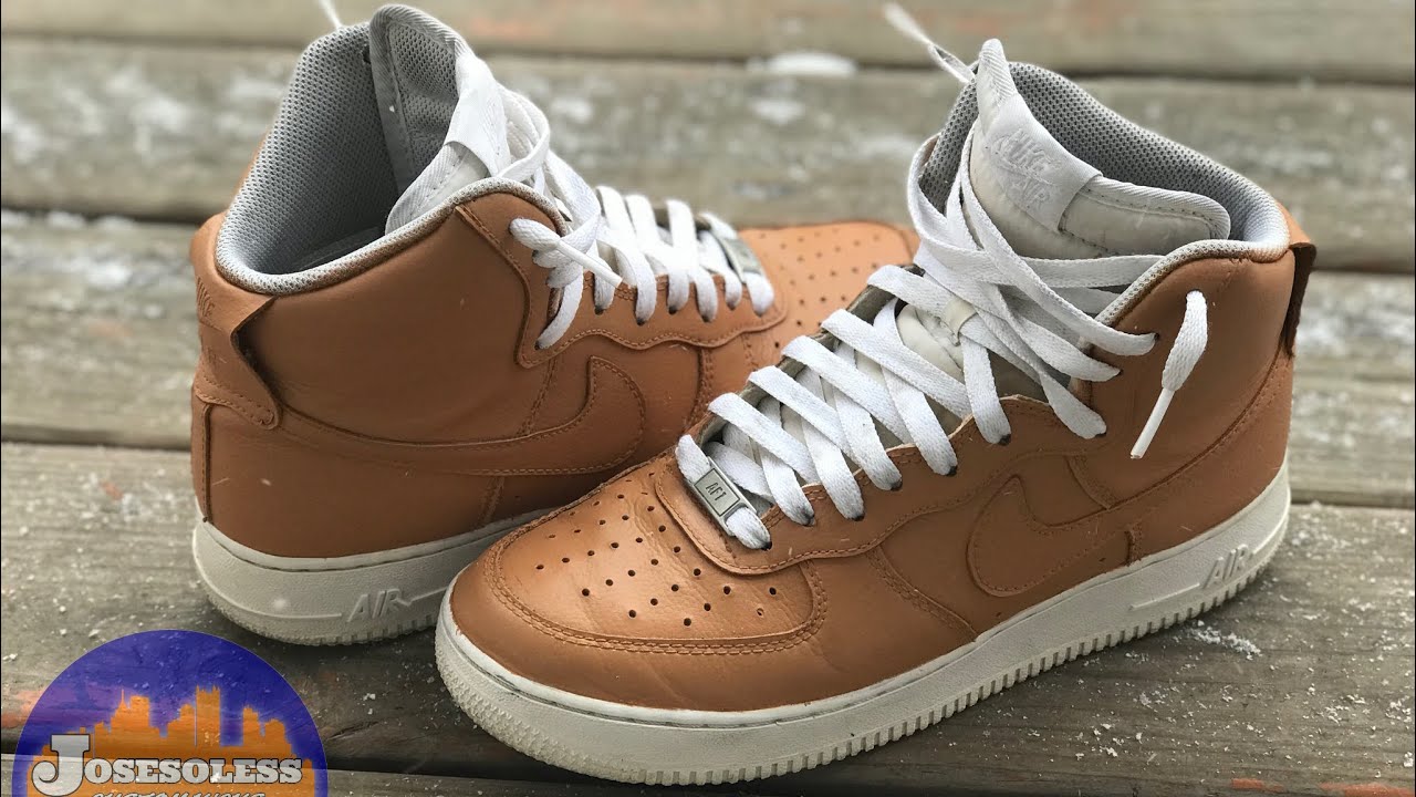 air force 1 vachetta tan high