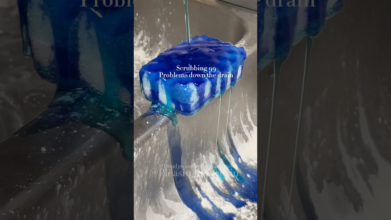 ASMR Super Sudsy Sink Cleaning🫧