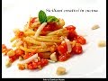 Siciliani creativi  pasta con il pesto alla trapanese ricetta siciliana  raw sicilian pesto