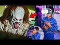 REAL VR HORROR PENNYWISE challenge