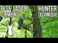 Best climbing technique for saddle hunters (DRT Climbing Technique)