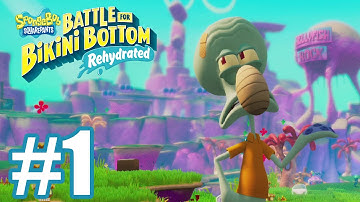 SpongeBob Battle for Bikini Bottom Rehydrated - Gameplay Walkthrough Part 1