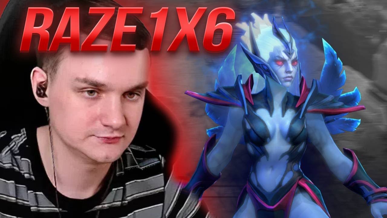 RAZE1X6 ЖАРА НА  VENGEFUL SPIRIT CUSTOM HERO CHAOS