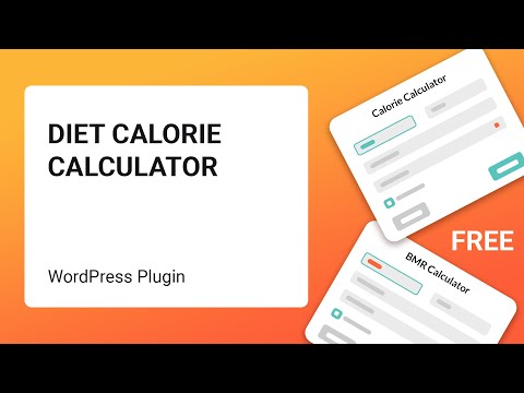 WP Diet Calorie Calculator Free WordPress plugin. BMR Calculator. Macro Calculator