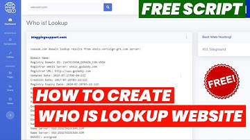 How To Make a Domain Name Whois Lookup Website Using PHP 2023